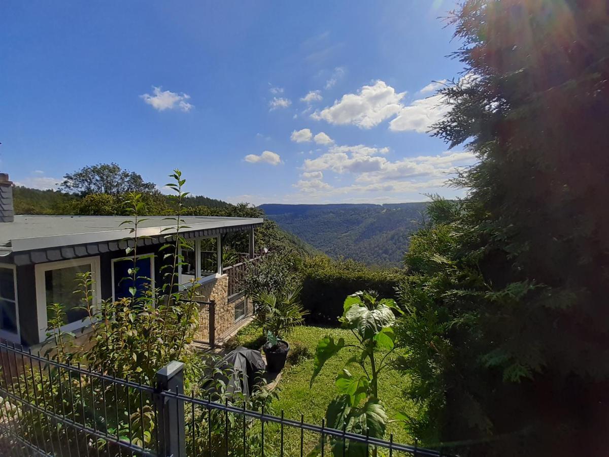 Bungalow Schwarzatalblick In Bad Blankenburg Ortsteil Boehlscheiben Dış mekan fotoğraf